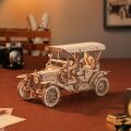 RoboTime Mechanisches 3D-Puzzle aus Holzz Historisches Auto